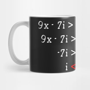 I Love You In Math Mug